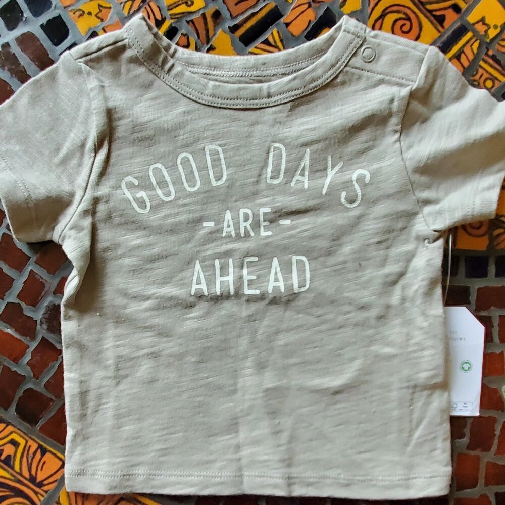 Baby Girl Graphic Tee  "Good Days Are Ahead" by Lauren Conrad  Little Co. 3 mos